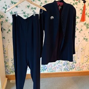 Jones New York Navy Women's Pantsuit